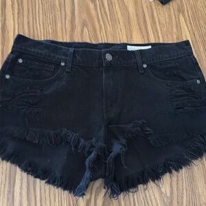 Pistola Black denim shorts